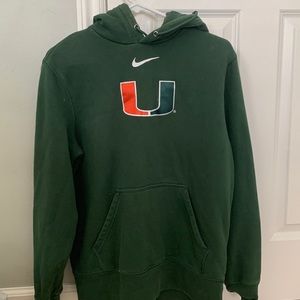 University of Miami sweatshirt. Womens medium snug fit